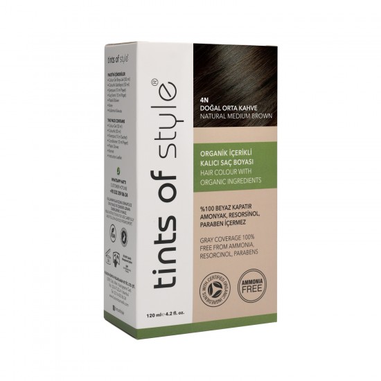 Tints Of Style 4N Orta Kahve Natural Medium Brown
